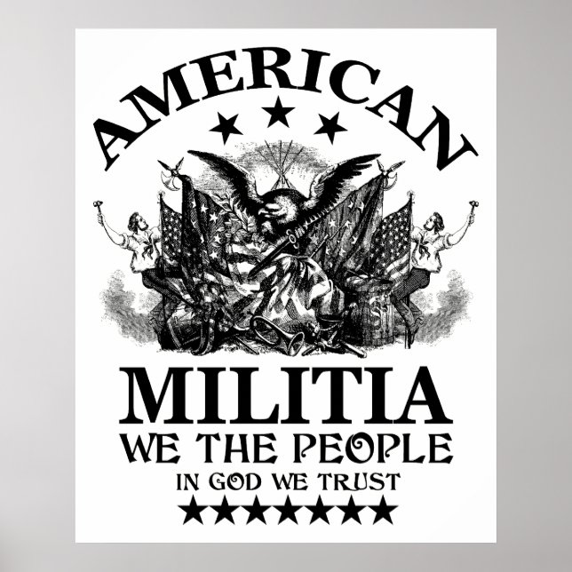 Póster American Militia (Frente)