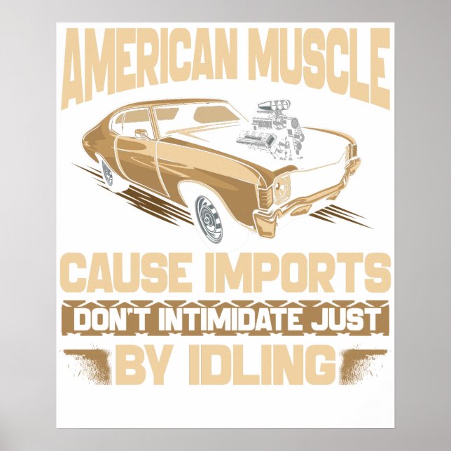Póster American Muscle (Frente)