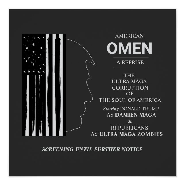 Póster American Omen (Anverso)