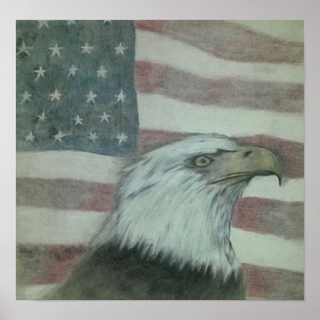 Póster American pride Eagle (Frente)