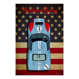 Póster American Racing GT40 No.1