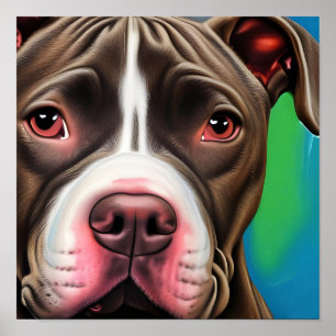 Póster American Staffordshire Terrier