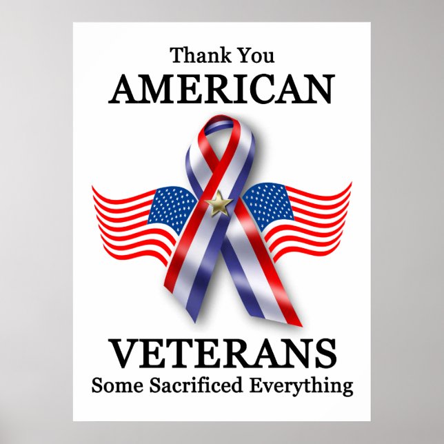 Póster American Veterans: Some Sacrificed Everything! (Frente)