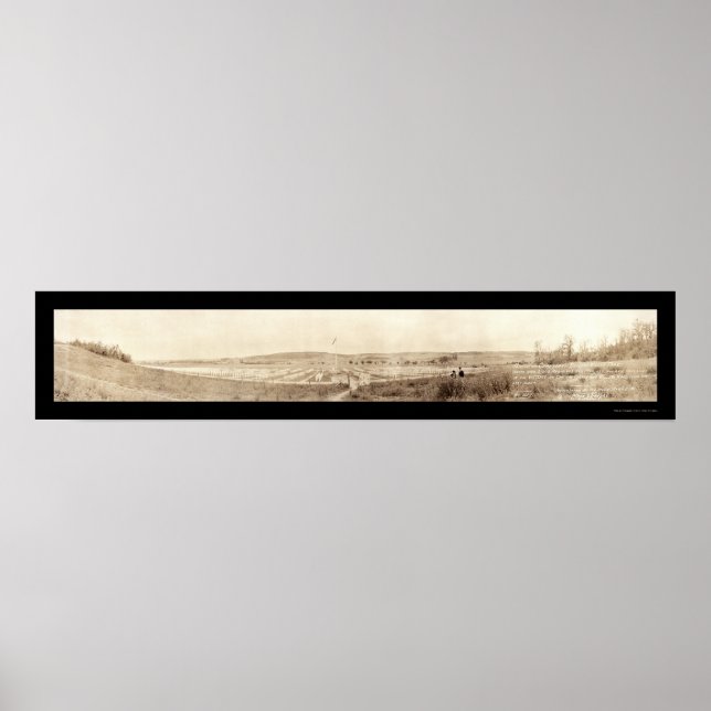 Póster American WWI Cemetary Photo 1919 (Frente)