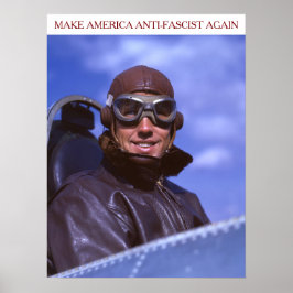 Póster American WWII Pilot MAAFA