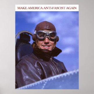 Póster American WWII Pilot MAAFA