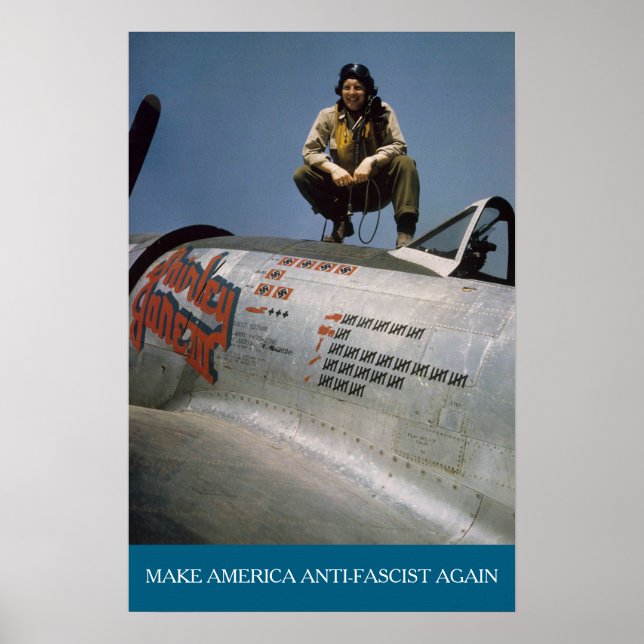 Póster American WWII Pilot MAAFA  (Frente)