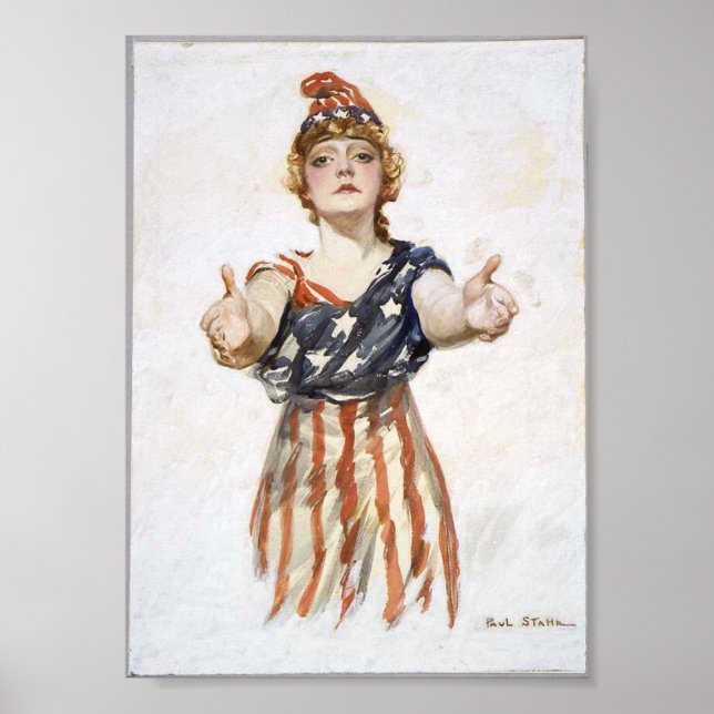 Póster Americana (Frente)