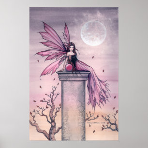 Póster Amethyst Fairy Poster Print by Molly Harrison