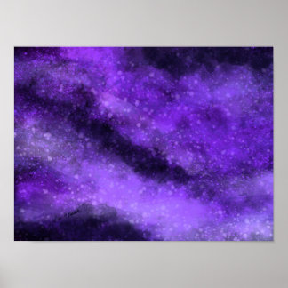 Póster Amethyst Galaxy