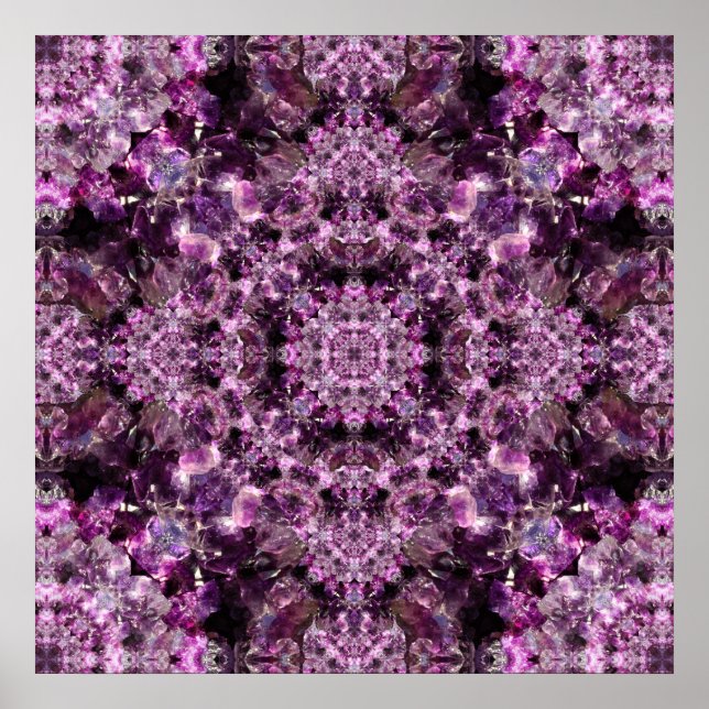 Póster Amethyst Mandala (Frente)