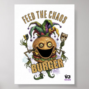 Póster Amigo Burger de Jester Vacío blanco