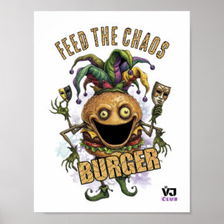 Póster Amigo Burger de Jester Vacío blanco