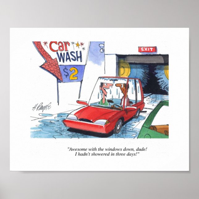 Póster Amigo Car Wash (Frente)