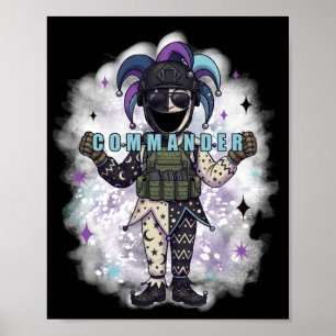 Póster Amigo Comandante Bufón del Vacío Oscuro