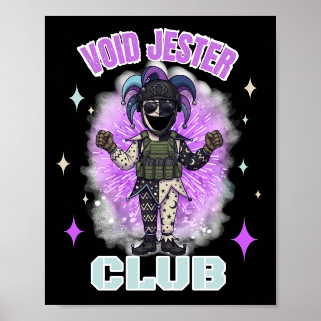 Póster Amigo Comandante Bufón del Vacío Oscuro (Frente)