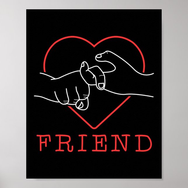 Póster Amigo de ASL en el idioma materno Orgullo Concienc (Frente)