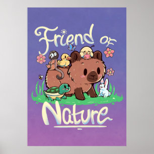 Póster Amigo de la Naturaleza