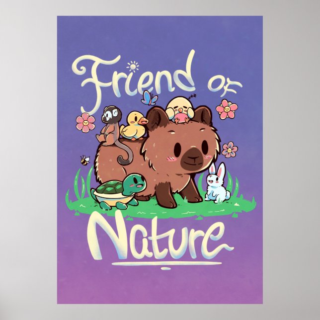 Póster Amigo de la Naturaleza (Frente)