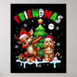 Póster Amigo Merry Christmas Santa Apoo Reindeer Dabbing<br><div class="desc">Amigo Merry Christmas Santa Apoo Reindeer Dabbing</div>