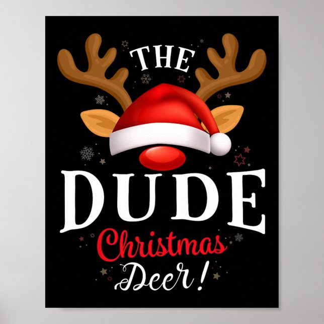 Póster Amigo Navidades Deer Pjs Familia de Navidad (Frente)