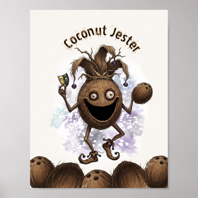 Póster Amigo Payaso Vacío Coco (Frente)