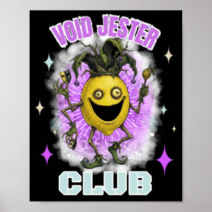 Póster Amigo Payaso Vacío Limón Oscuro