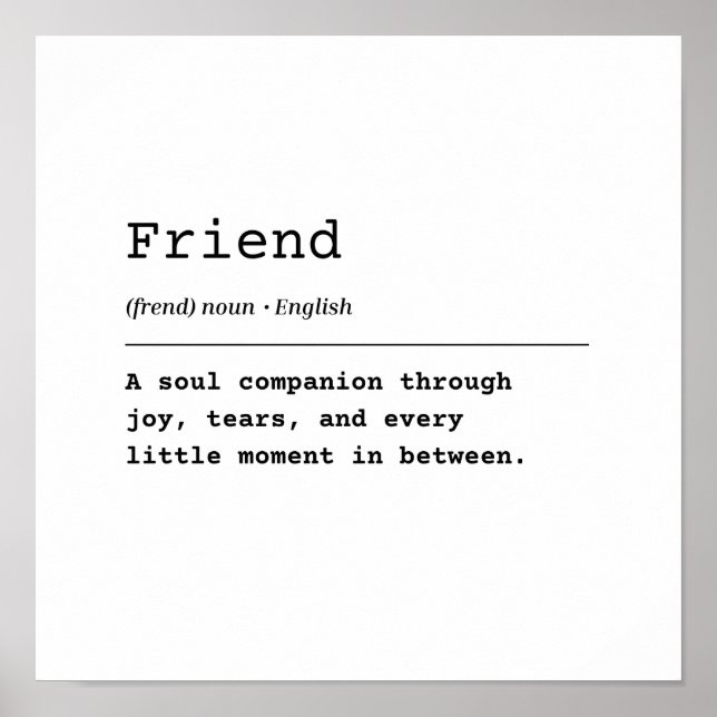 Póster Amigo - Un compañero de alma (Frente)