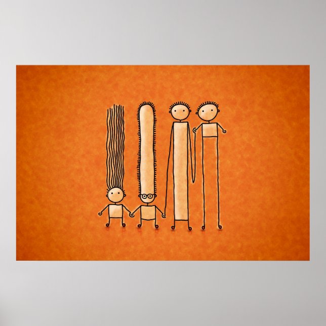 Póster Amigos (Frente)