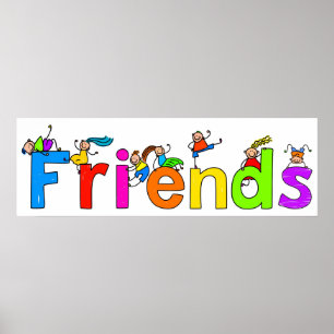 Póster Amigos