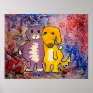 Póster Amigos