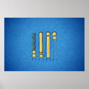 Póster Amigos (Color 2)