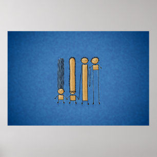 Póster Amigos (Color 2)