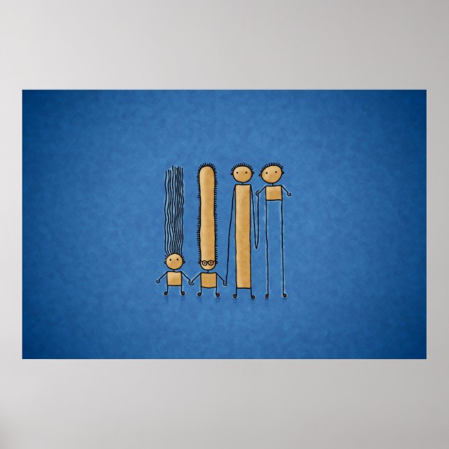 Póster Amigos (Color 2) (Frente)