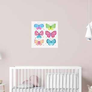 Póster Amigos Coloridos de Flutter