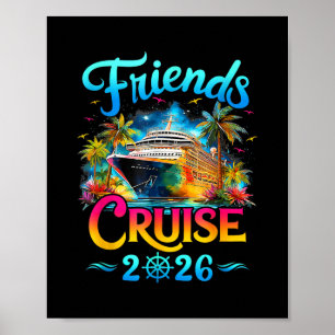Póster Amigos Crucero 2026 Cuadrilla de Crucero 2026 Amig