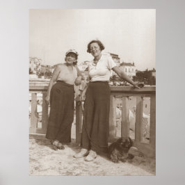 Póster Amigos de Cannes en los años 30