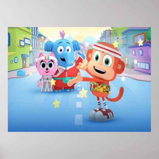 Póster Amigos de Chico bon (Frente)