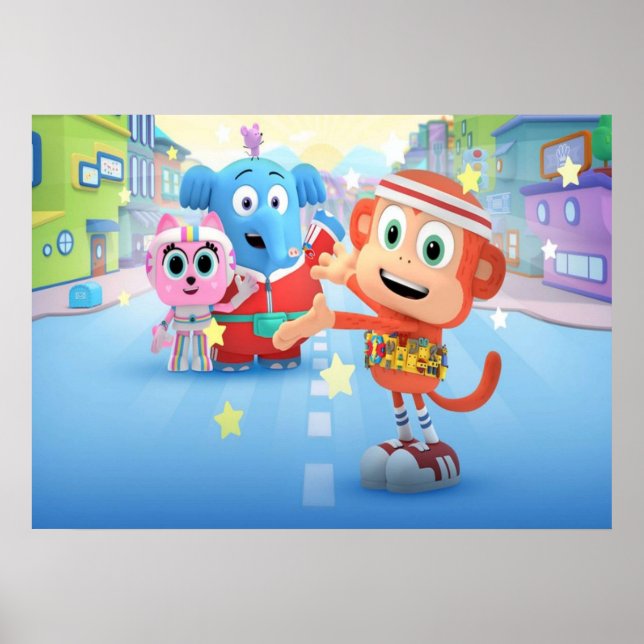 Póster Amigos de Chico bon (Frente)