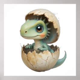 Póster Amigos de dinosaurios - Pared de enfermería para b