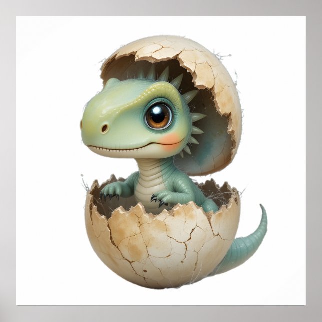 Póster Amigos de dinosaurios - Pared de enfermería para b (Frente)
