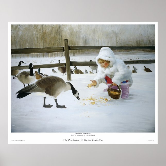 Póster Amigos de invierno (Frente)