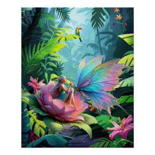 Póster Amigos de jardín