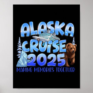 Póster Amigos de la familia y grupo de Alaska C