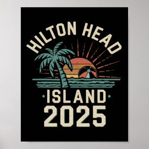 Póster Amigos De Vacaciones De La Familia Hilton Head Isl