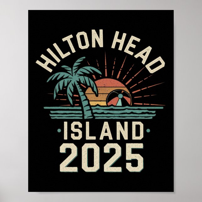 Póster Amigos De Vacaciones De La Familia Hilton Head Isl (Frente)