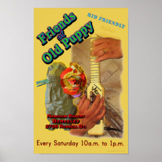 Póster Amigos del antiguo poster de Cachorros