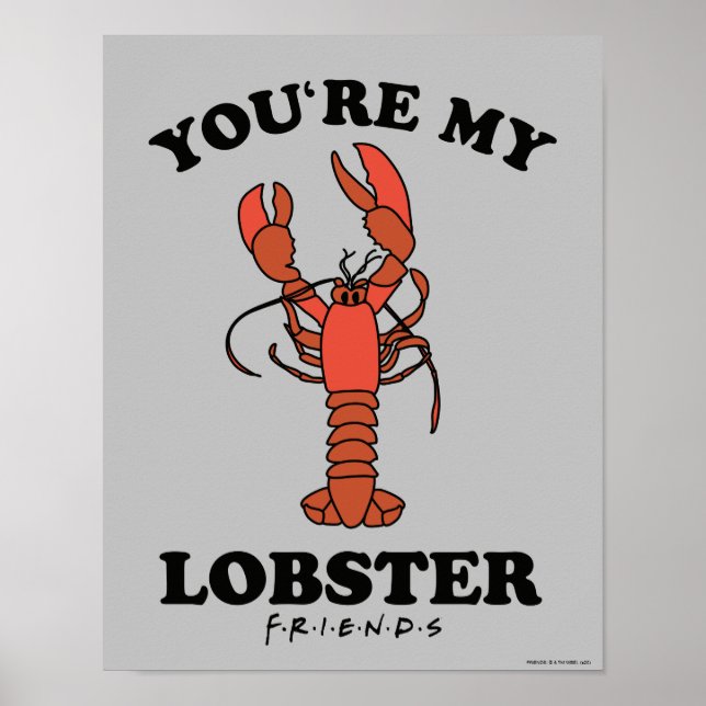 Póster AMIGOS™ | Eres mi Lobster (Frente)