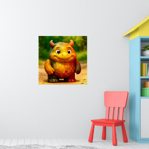 Póster Amigos extraños - Monstruo de la tela arcoiris Pos