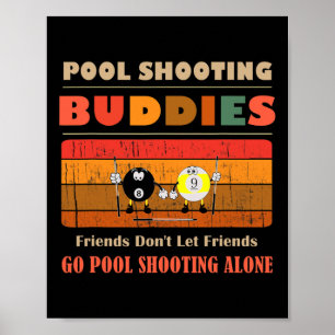 Póster Amigos graciosos de Buddies Don ' Go Alone Poo